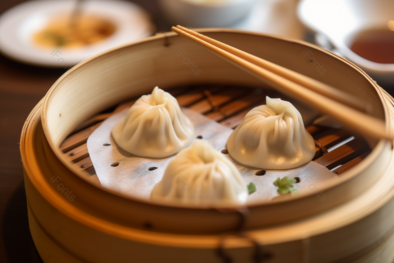 拍摄美食美味食物一笼早餐小笼包,高清,摄影图,摄影图片,图片大全,摄影图免费下载